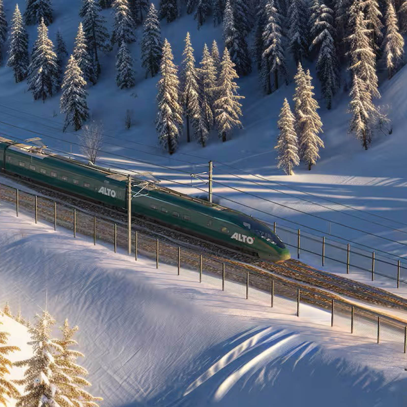 Le TGV Alto devrait permettre le passage de plus de 60 trains par jour dans le corridor entre Québec et Toronto. (Alto)