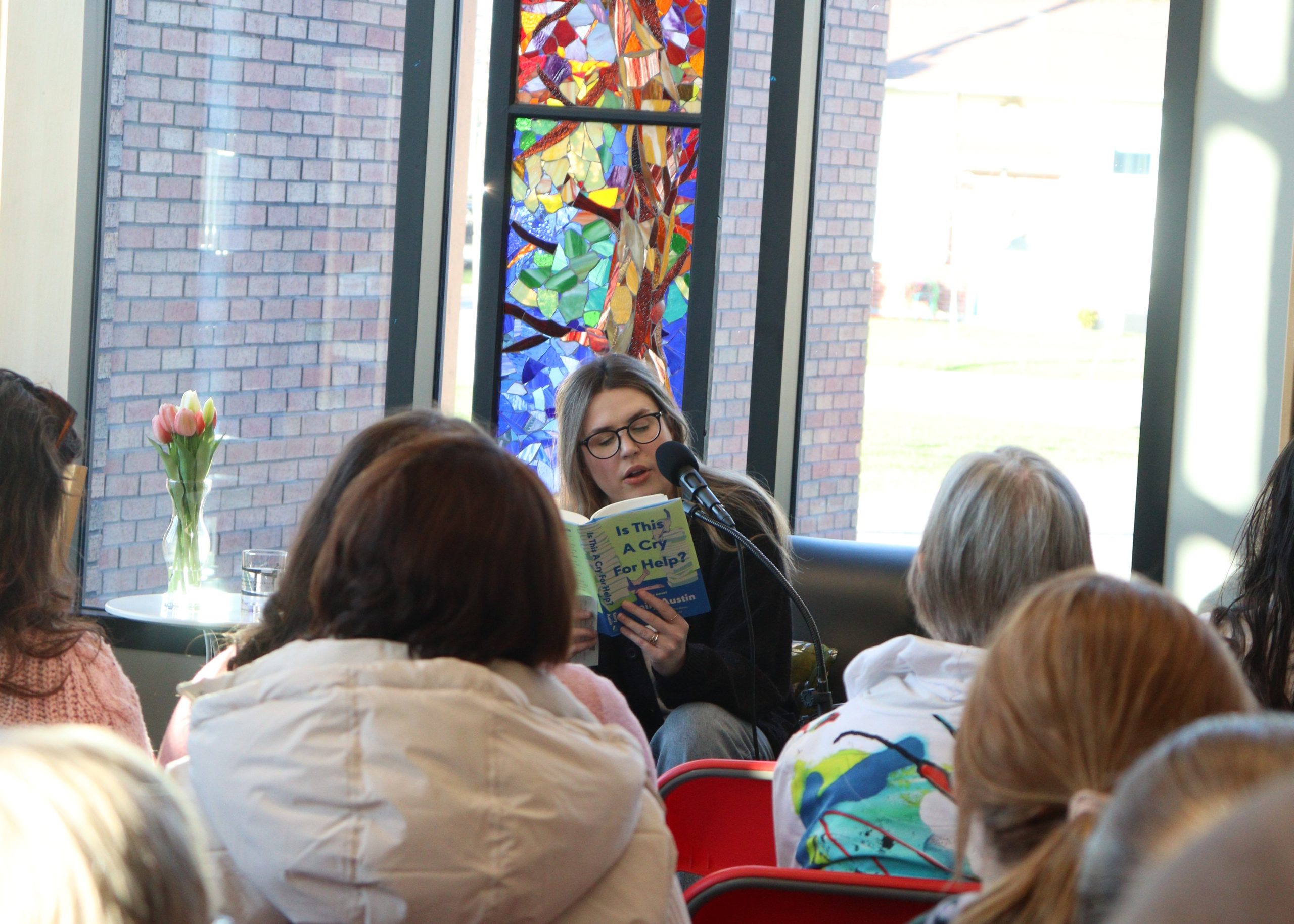 ACTGV_Web_Emily Austin talks libraries, identity, and censorship at Russell Township Public Library