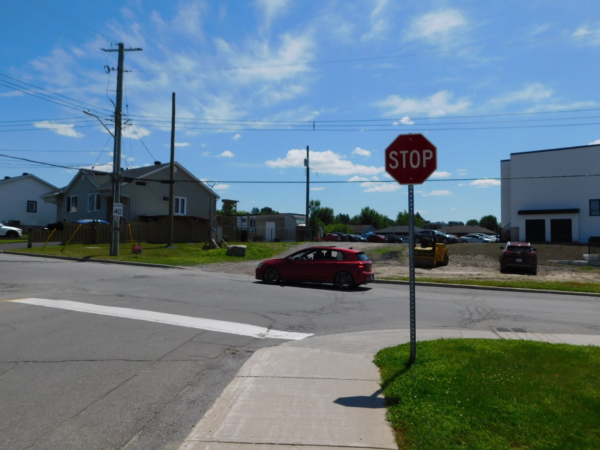 Stop sign Hawkesbury