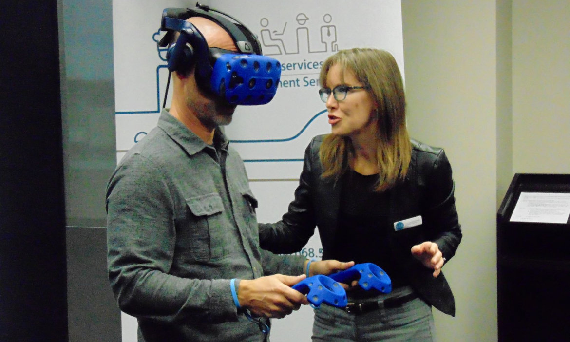 Virtual reality help for job hunters