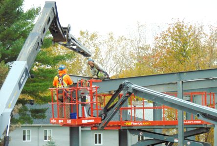 Rockland’s new fire station is almost finished