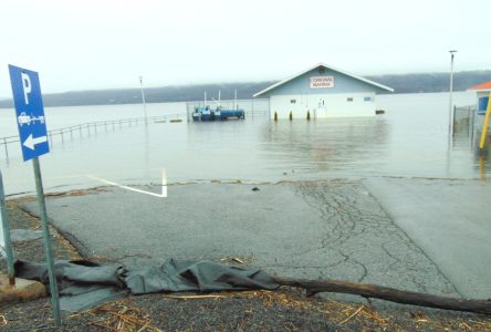 L’Orignal marina still flooded