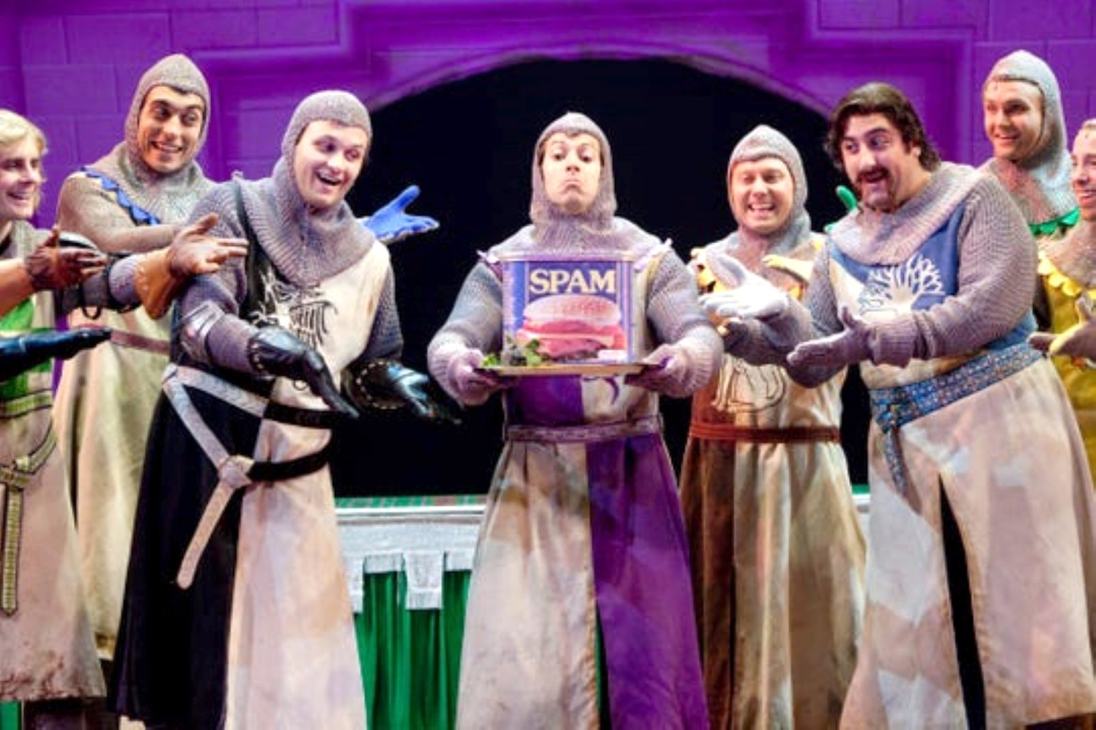 Tally ho! And yoicks away! It’s time for Spamalot