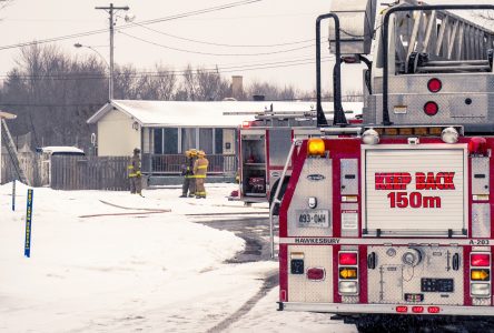 Un premier incendie à Hawkesbury en 2020