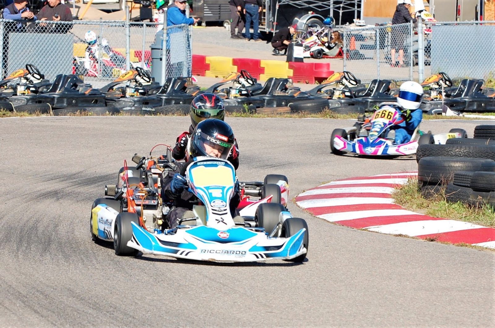 Championship kart racing means total control