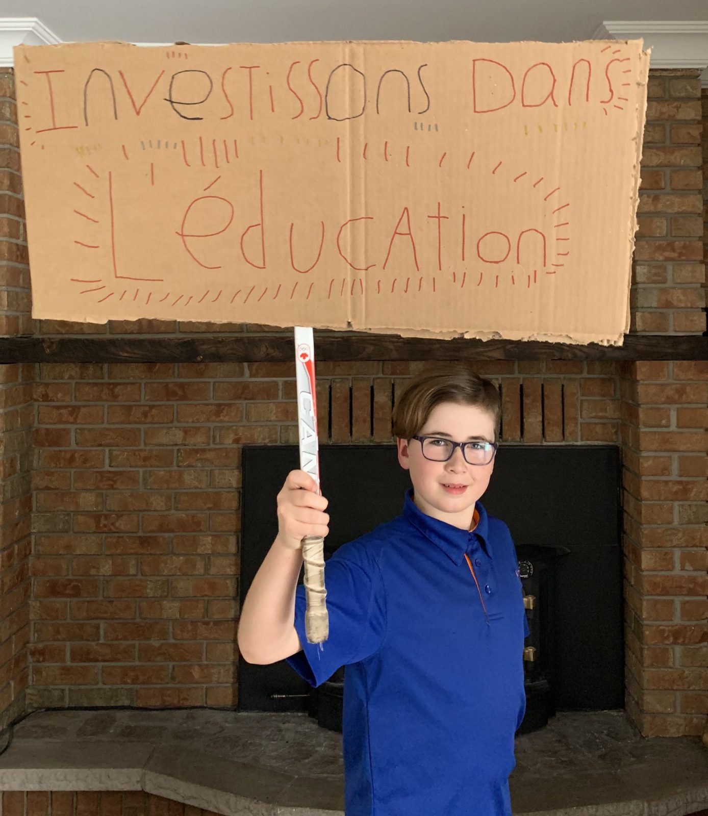 Un élève de 10 ans veut mettre fin à la grève dans l’enseignement