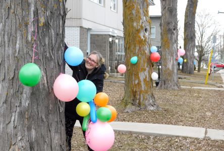 Les ballons fleurissent à Bourget