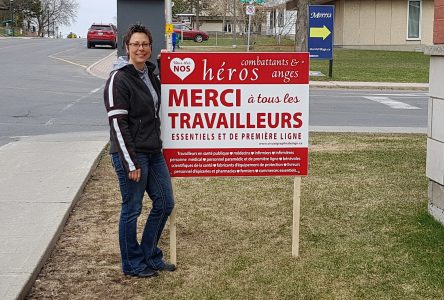 Signes d’amour pour les travailleurs de première ligne