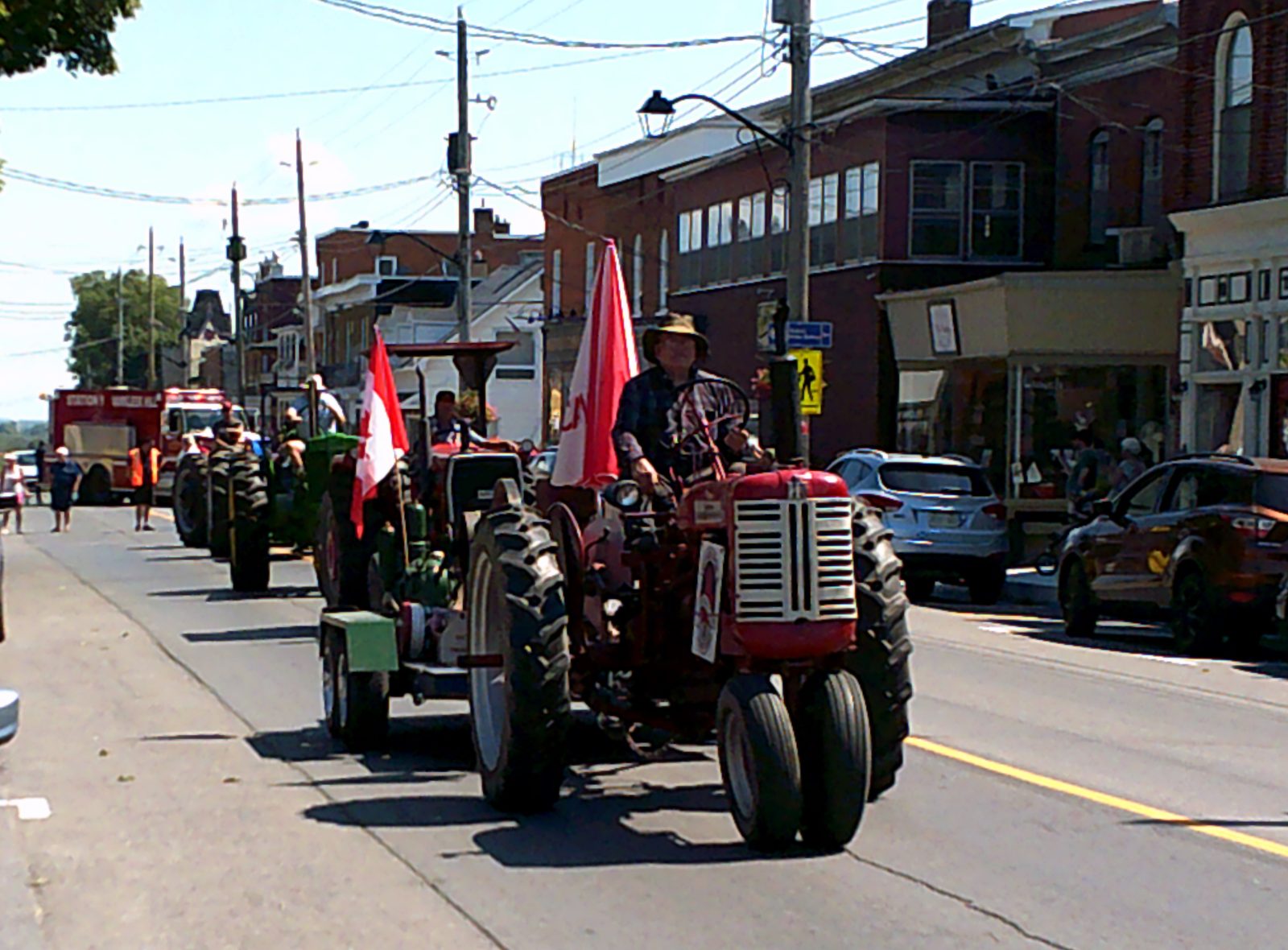 Tractors take over the streets