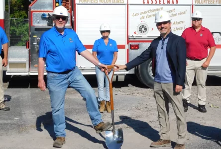 Work begins for Casselman’s fire hall