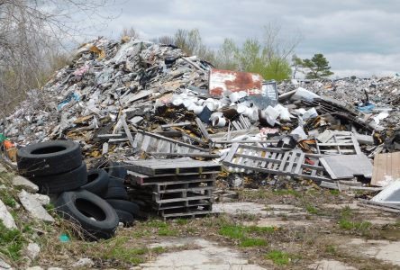 Illegal dump site waits for clean up