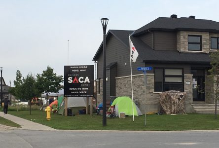 Camp out time at Maison SACA Homes residential project