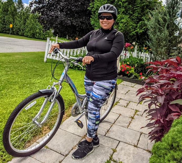 Melinda Mendoza puts the pedal down for a good cause