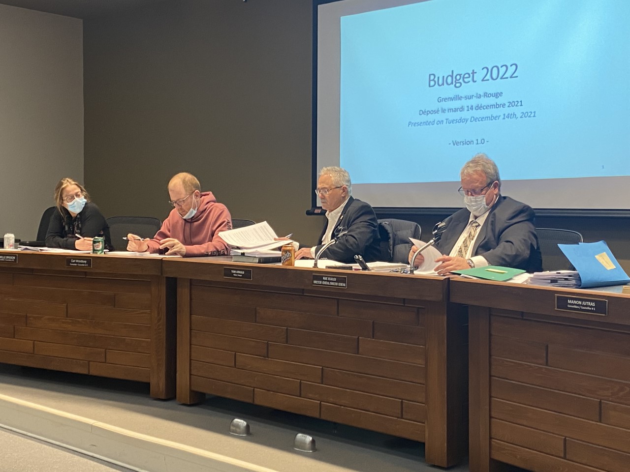 Adoption du budget 2022 à GSLR