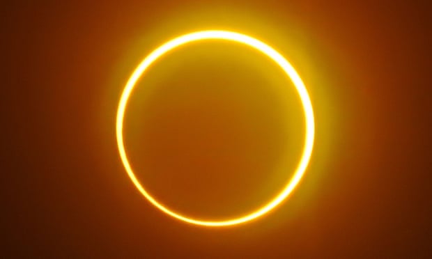 «Ring of Fire» eclipse at dawn