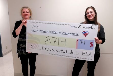 Plus de 8000 $ pour l’hôpital