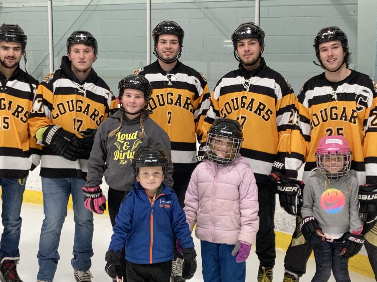 Skating with the Cougars for a good cause