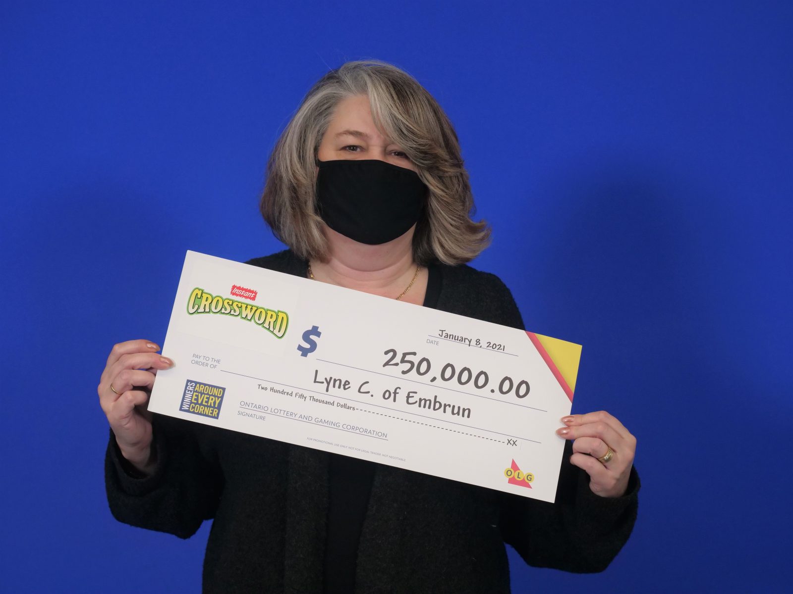 $250,000 prize for local woman