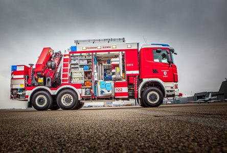 Un camion neuf pour le Service de sécurité incendie