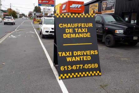 Pénurie de chauffeurs de taxis à Hawkesbury