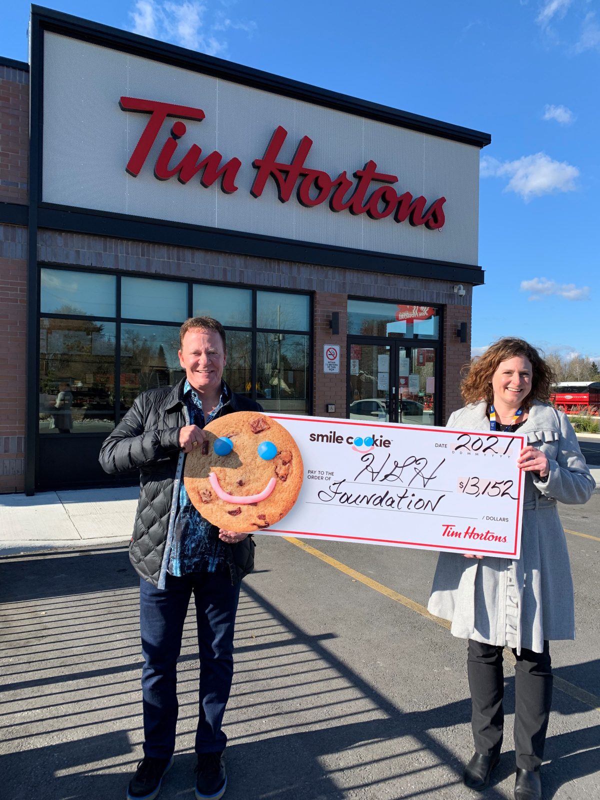 Tim Hortons fait don de plus de 13 000$ à HGH