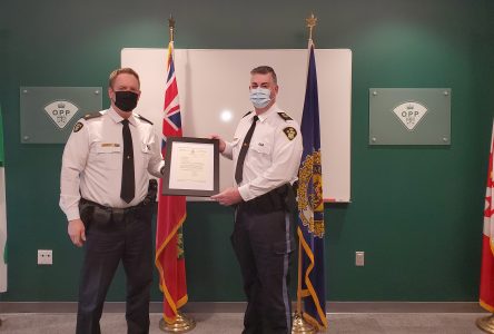 Russell detective receives OPP commendation