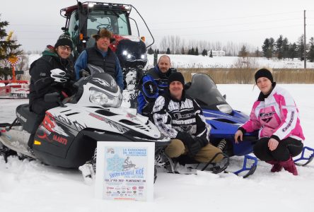 Snowmobile ride to support autism research