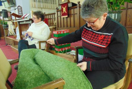 Crafty display during Vankleek Hill Quilt Show