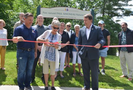 Inauguration officielle du parc naturel Paul Simoneau