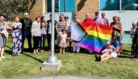 Russell Township raises Pride flag