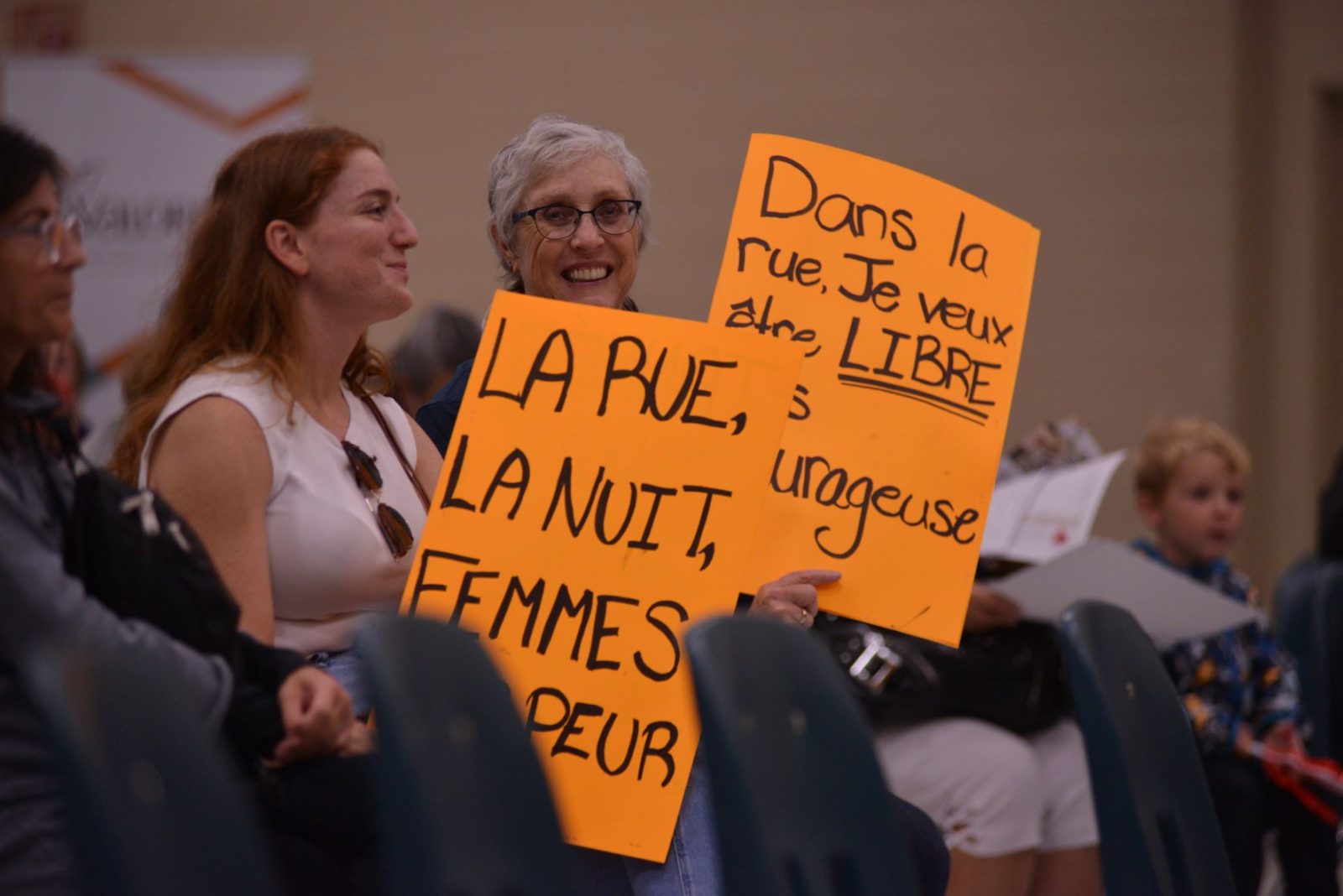 Marche contre la violence faite aux femmes à l’intérieur