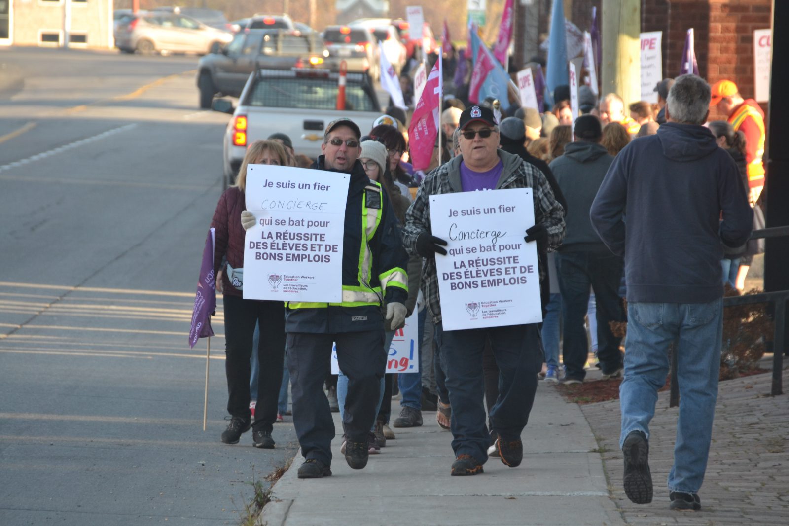 CUPE employees go on strike