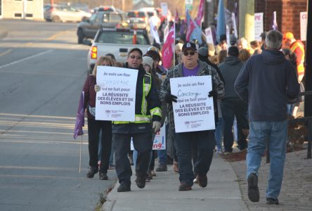 CUPE employees go on strike