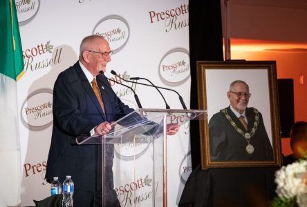 Daniel Lafleur honoré lors du banquet du président