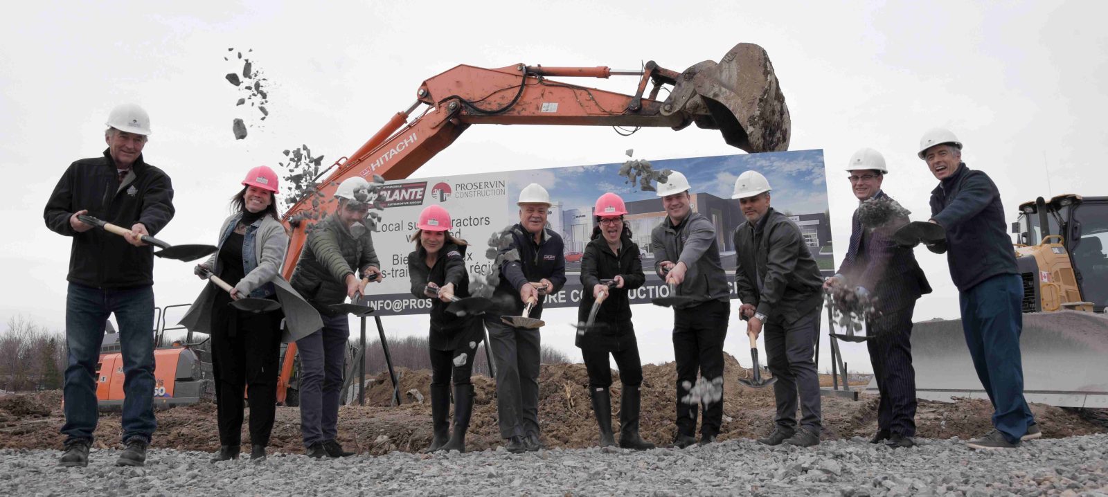 Breaking Ground on new Laplante dealership