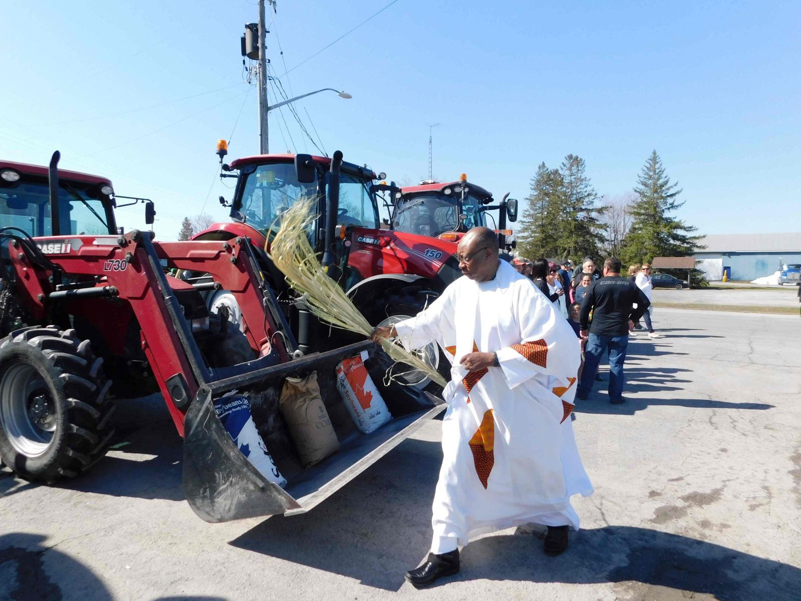 La bénédiction des tracteurs