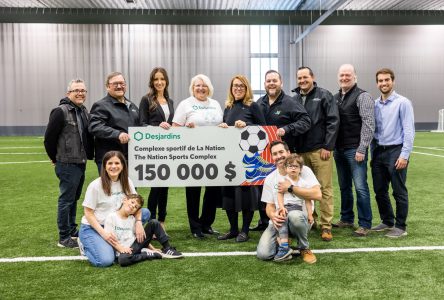 Desjardins donates to The Nation Gets in Shape campaign