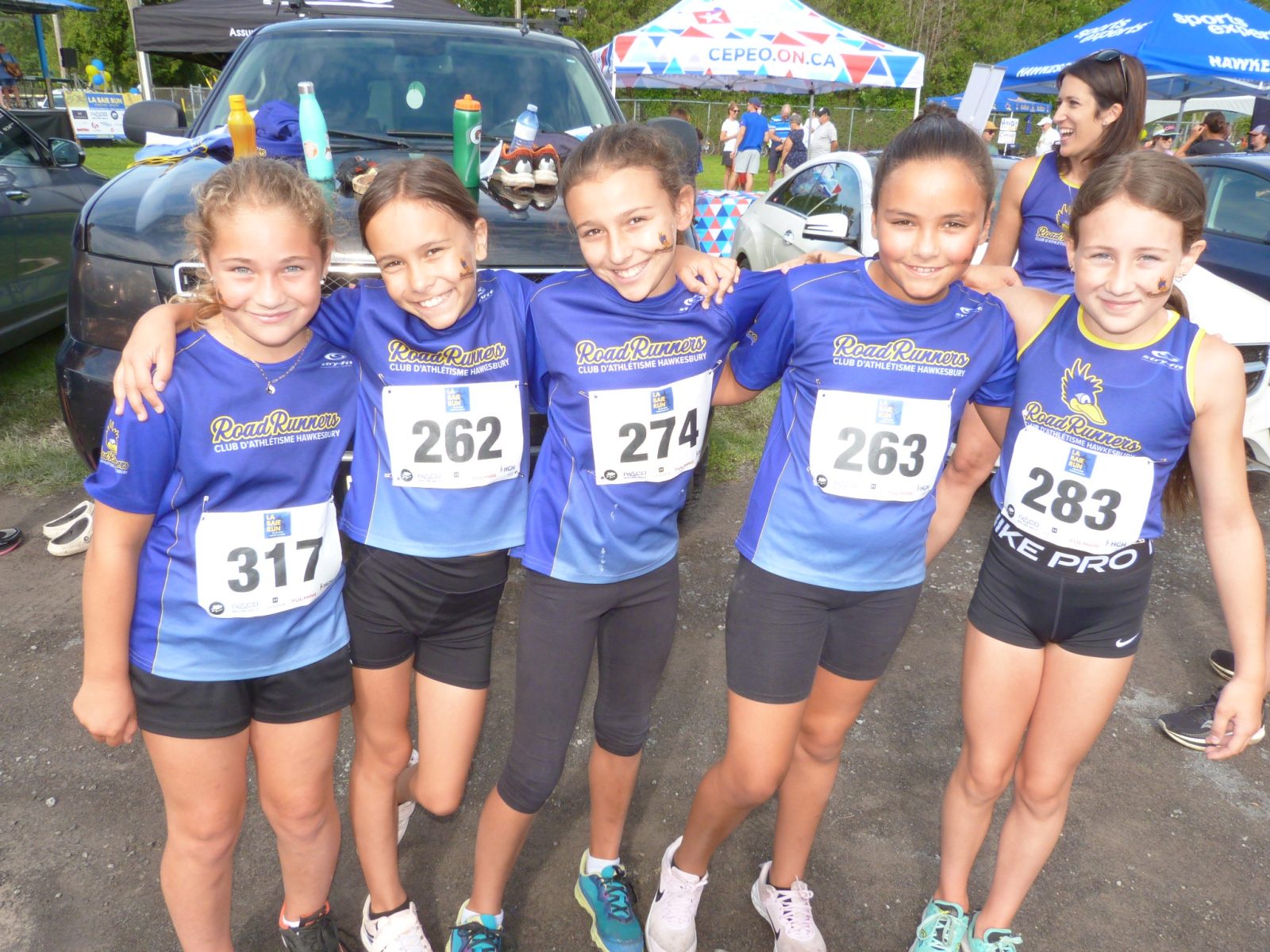 Le club d’athlétisme de Hawkesbury et La Baie Run