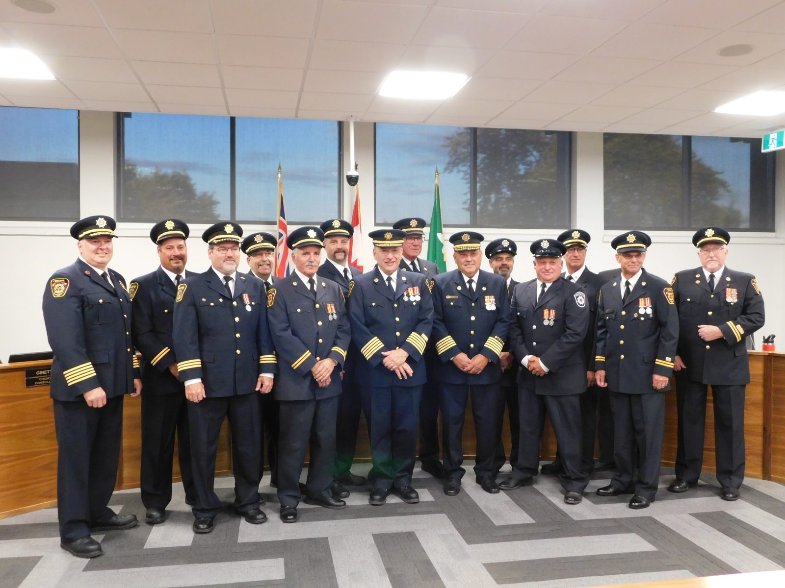 Champlain Township firefighters honoured