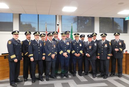 Champlain Township firefighters honoured