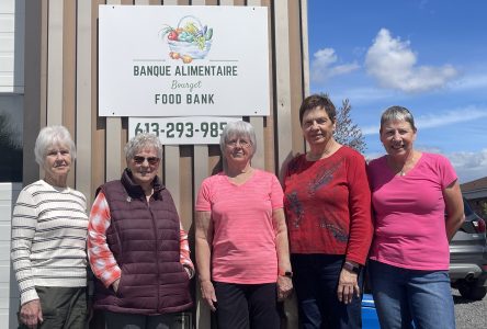 Représentants de la Banque alimentaire de Bourget ravis d’avoir un nouvel espace pour servir la communauté