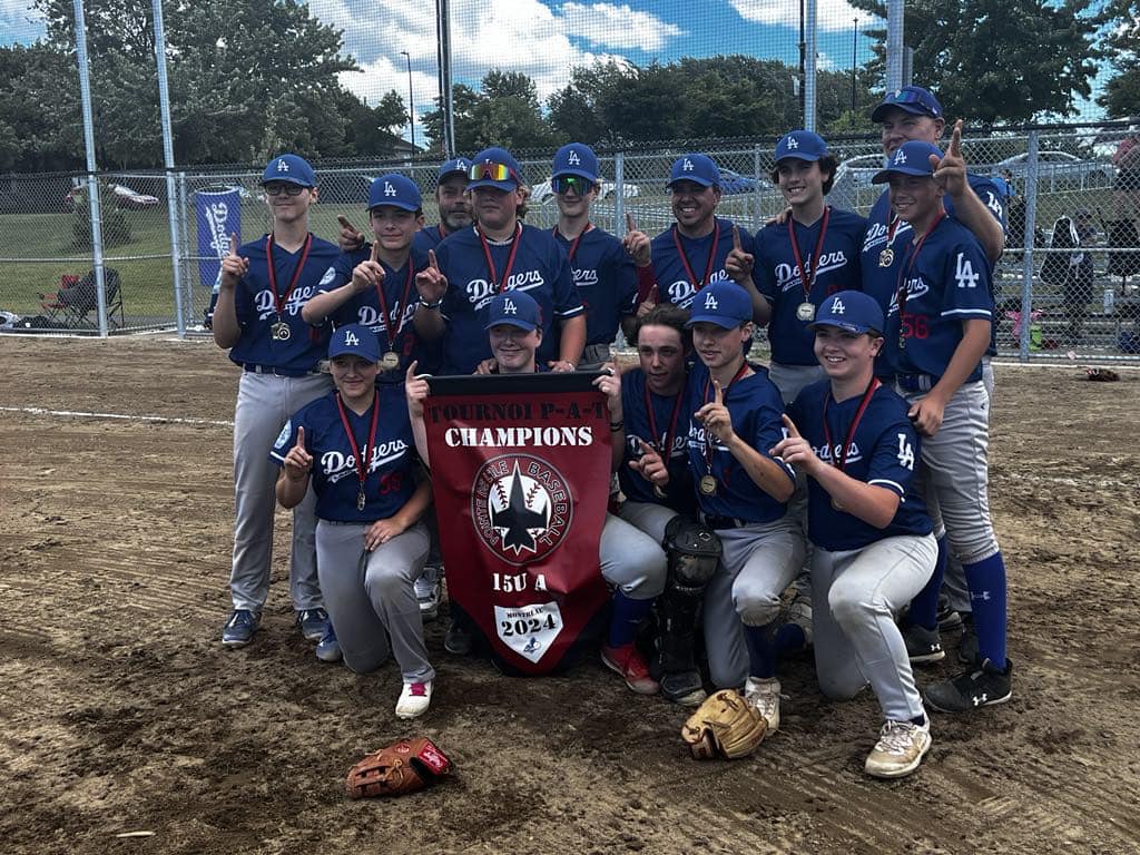 Les Dodgers champions à Pointe-aux-Trembles