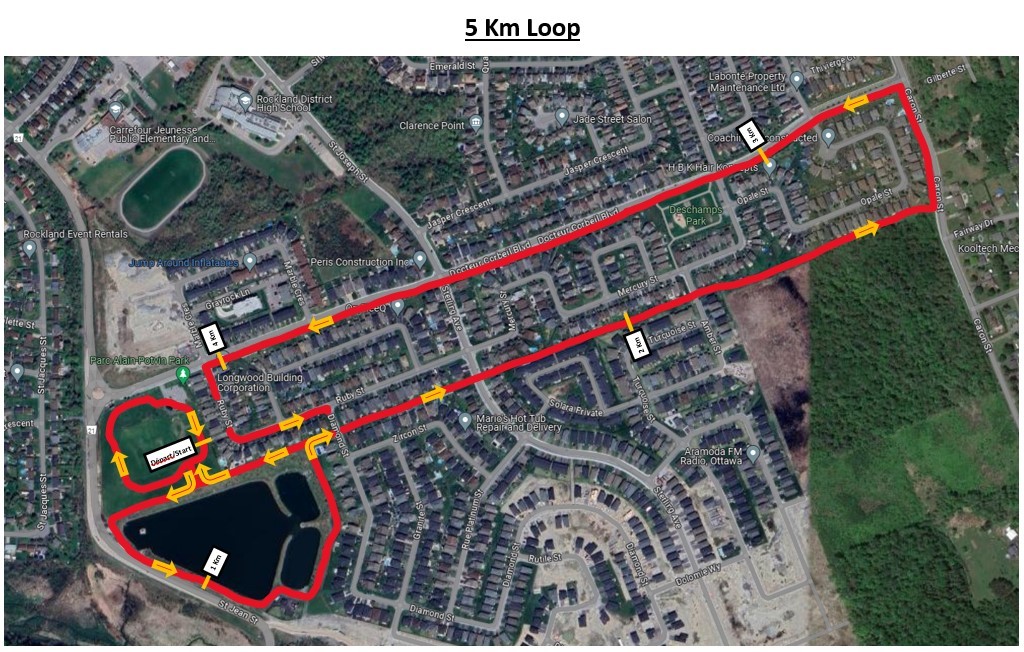 Rockland Terry Fox Run: Sept 15 at Alain Potvin Park