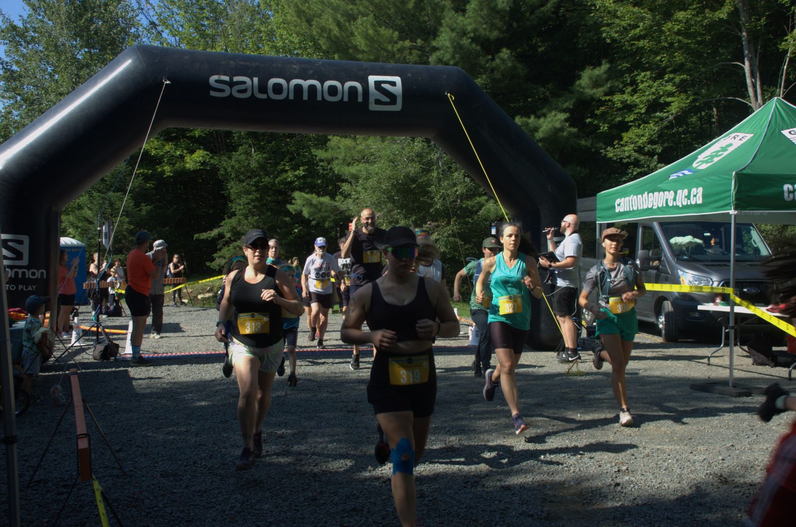 Les Coureurs des bois nombreux au Parc nature du lac Beattie