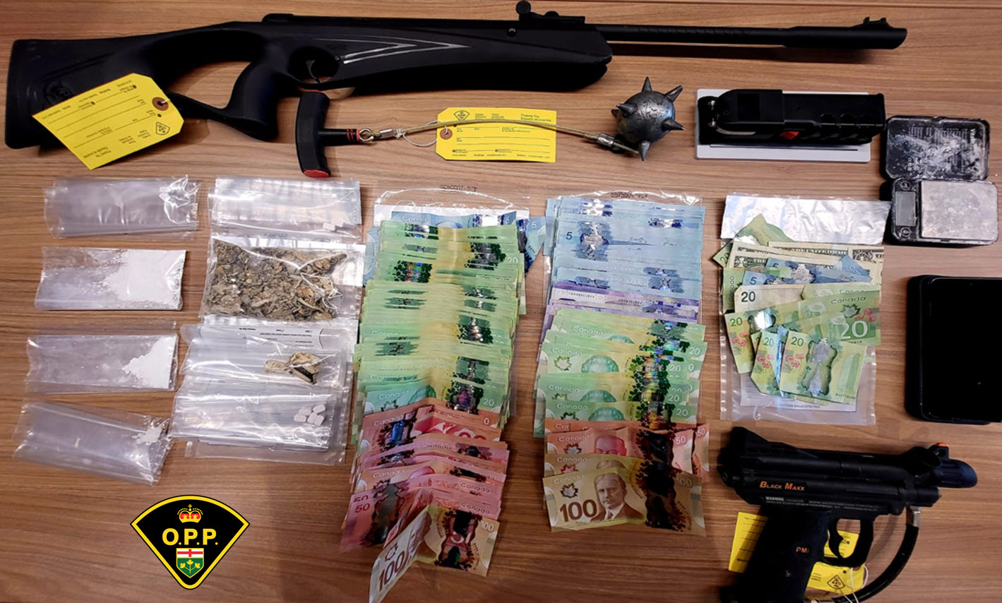 Hawkesbury man faces drug trafficking and weapons charges after OPP raid